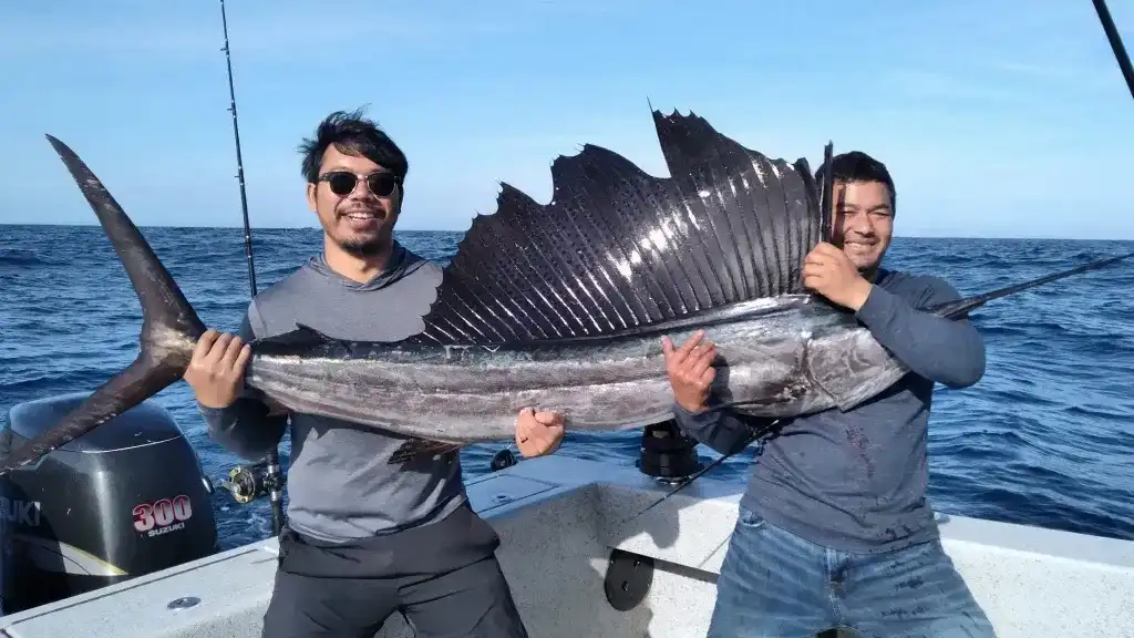 Captain Jared Best with a Swordfish