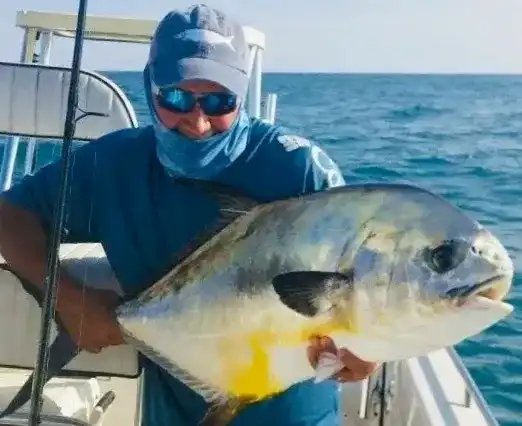 Captain Hugo Kirchner with a Permit
